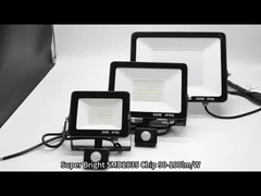 एकीकृत एलईडी ड्राइवर वाट पीआईआर बाढ़ प्रकाश आउटडोर स्थानों के लिए बेहतर रंग चयन