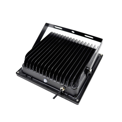Black Body DC48V High Power LED Flood Light COB Chip IP66 50w 200w With Daylight Sensor