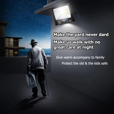 Smart Light Control LED Solar Lamp Aluminum Body For Outdoor Corners