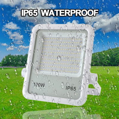 Surface Mounted Outdoor LED Flood Lights With White Body SMD 2835 150lm/W