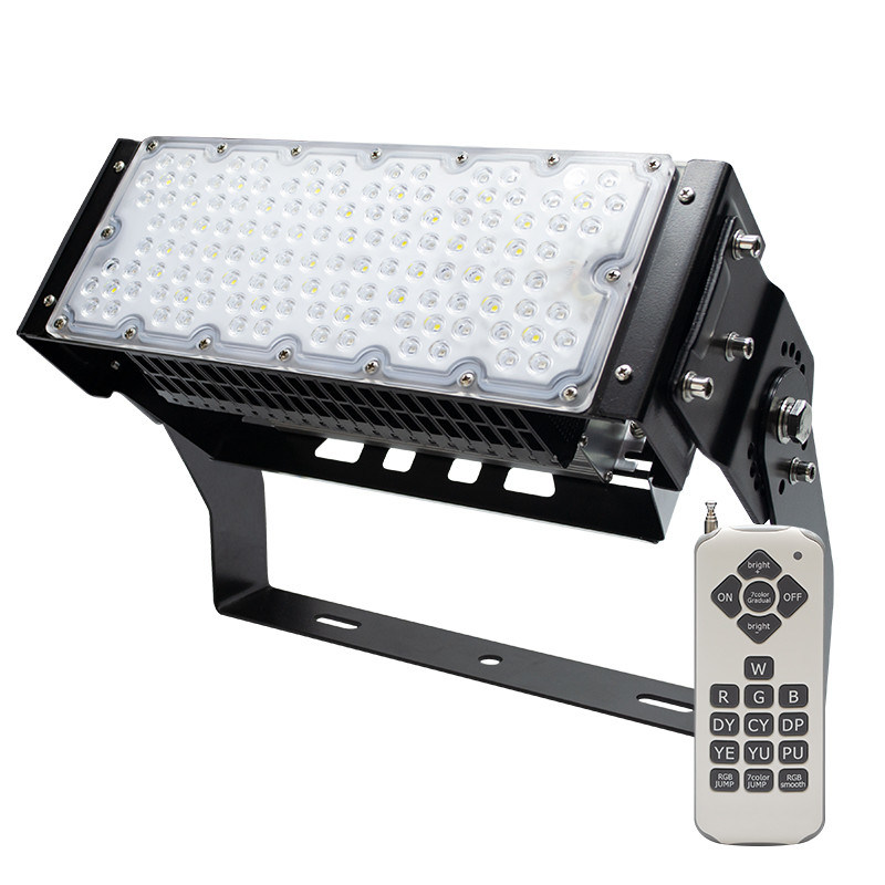 Remote Control RGBW Outdoor Led Flood Light 150W for Park Lighting